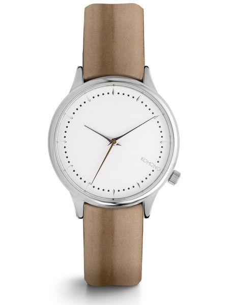 Komono KOM-W2857 γυναικείο ρολόι, με λουράκι real leather