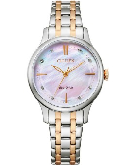 Citizen Eco-Drive Elegance EM0896-89Y relógio feminino