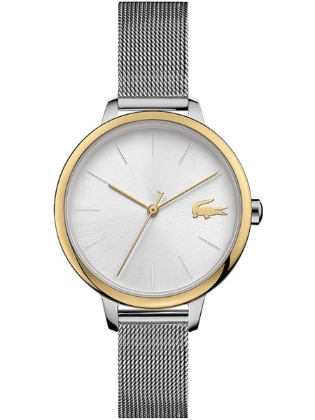 Lacoste Cannes 2001127 γυναικείο ρολόι, με λουράκι stainless steel