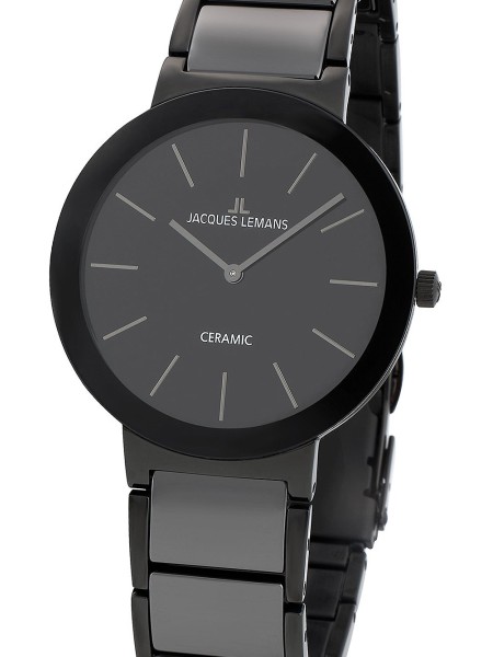 Jacques Lemans Ceramic 42-8G Relógio para mulher, pulseira de acero inoxidable