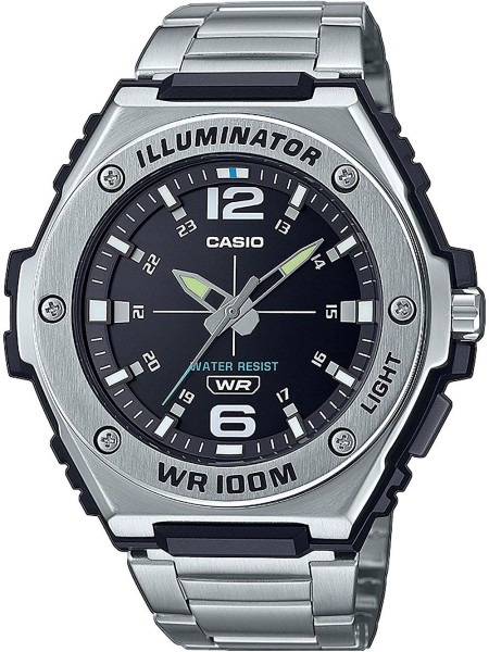 Casio Collection MWA-100HD-1AVEF Reloj para hombre, correa de acero inoxidable