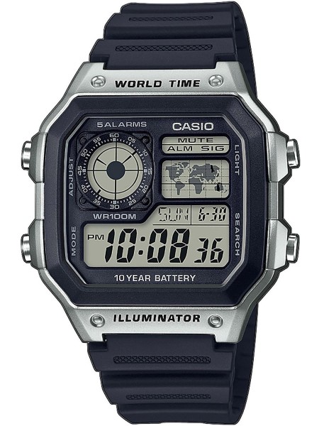 Casio Collection AE-1200WH-1CVEF Herrenuhr, resin Armband