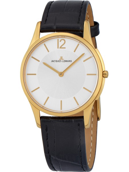 Jacques Lemans London 1-1944D Relógio para mulher, pulseira de cuero real