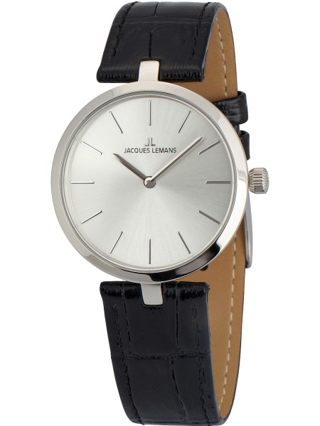 Jacques Lemans Milano 1-2024M γυναικείο ρολόι, με λουράκι real leather