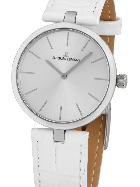 Jacques Lemans Milano 1-2024N γυναικείο ρολόι, με λουράκι real leather