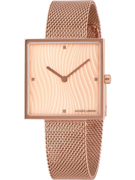 Jacques Lemans Design Collection 1-2094F Reloj para mujer, correa de acero inoxidable
