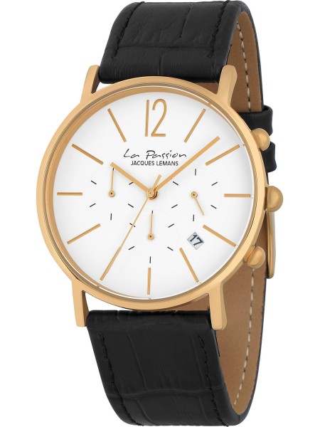 Jacques Lemans La Passion Chronograph LP-123O dámske hodinky, remienok real leather