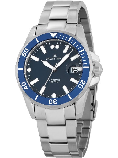 Jacques Lemans Liverpool Automatik 1-2089G men's watch, stainless steel strap