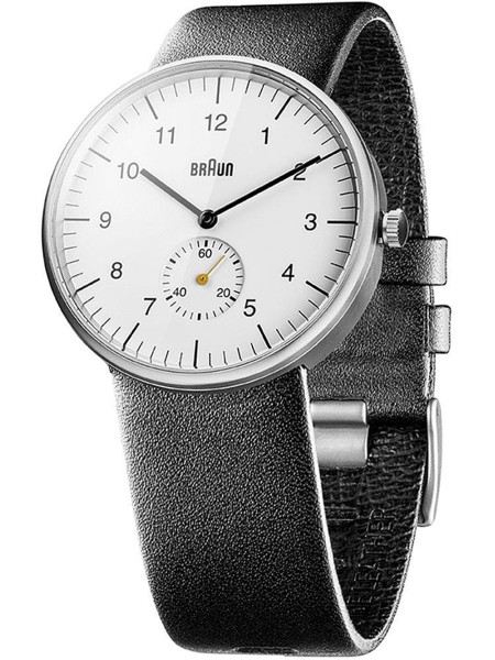 Braun Classic BN0024WHBKG Reloj para hombre, correa de cuero real