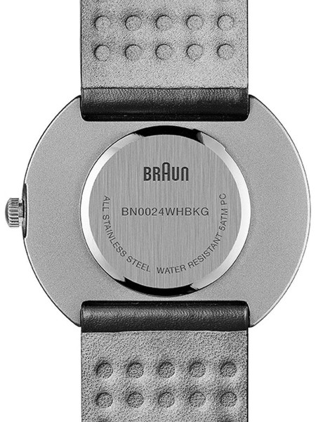 Braun Classic BN0024WHBKG men's watch, real leather strap
