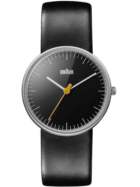 Braun Classic BN0021BKBKL Relógio para mulher, pulseira de cuero real
