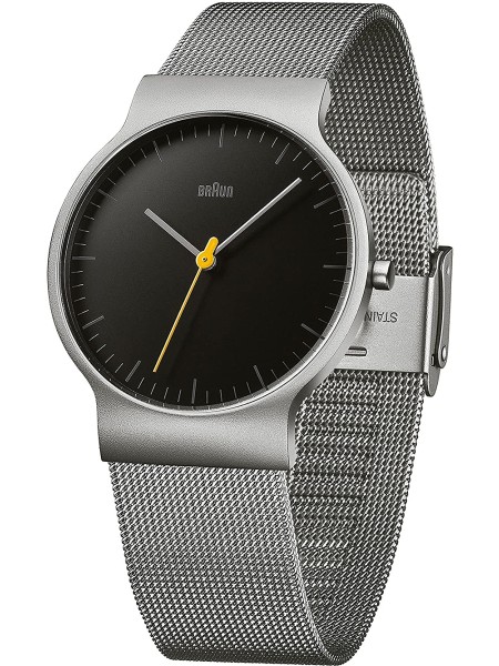 Braun Classic Slim BN0211BKSLMHG men's watch, acier inoxydable strap