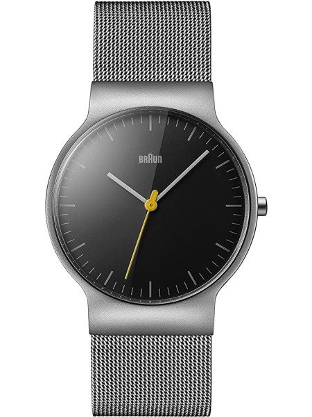 Braun Classic Slim BN0211BKSLMHG men's watch, acier inoxydable strap