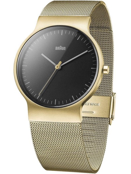 Braun Classic Slim BN0211BKGDMHG men's watch, stainless steel strap