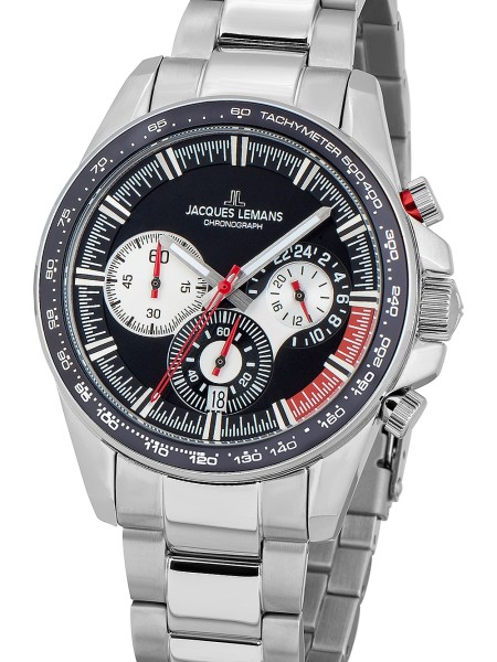 Jacques Lemans Liverpool Chronograph 1-2127E men's watch, stainless steel strap