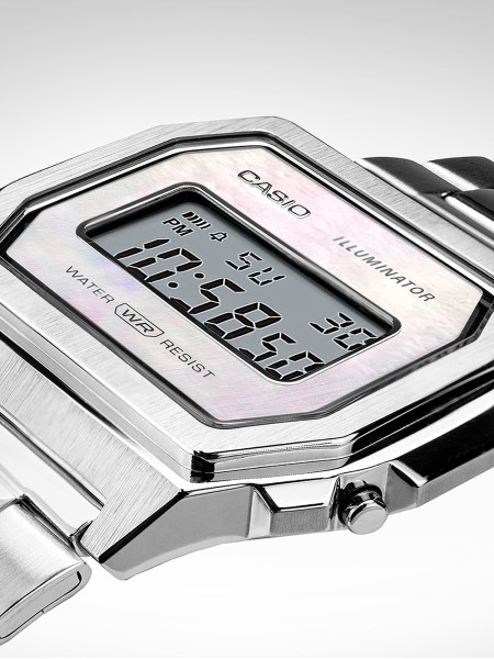 Casio Vintage Iconic A1000D-7EF ladies' watch, stainless steel strap