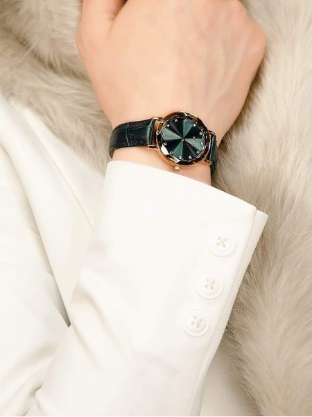 Jowissa Aura J5.644.M γυναικείο ρολόι, με λουράκι real leather