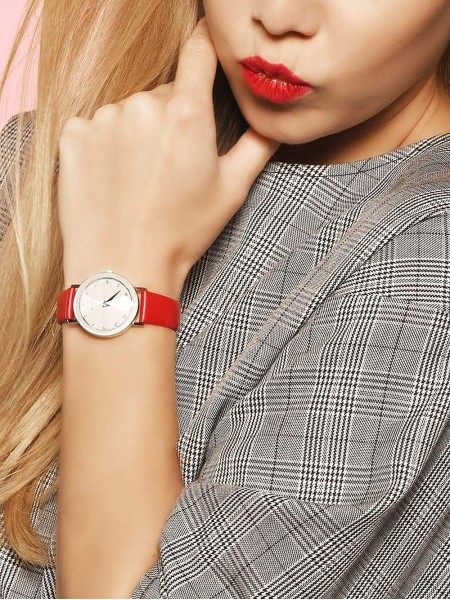 Jowissa Facet J5.602.M γυναικείο ρολόι, με λουράκι real leather