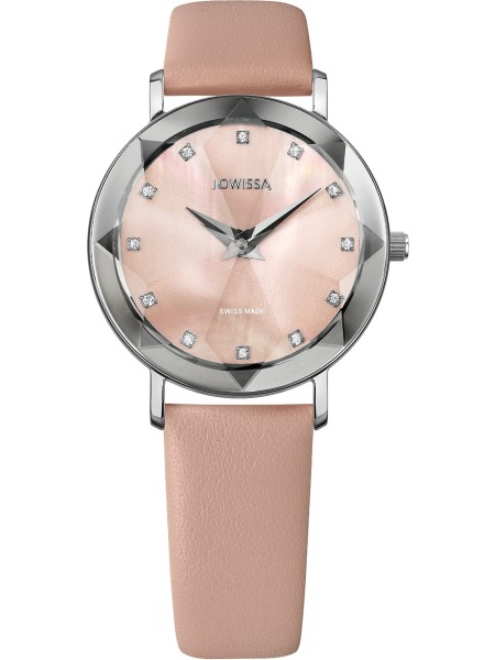 Jowissa Facet J5.605.M γυναικείο ρολόι, με λουράκι real leather