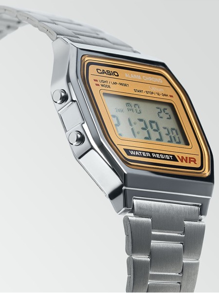 Casio Vintage A158WEA-9EF dámske hodinky, remienok stainless steel