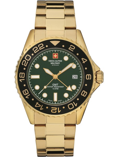 Swiss Alpine Military Uhr SAM7052.1114 herrklocka, rostfritt stål armband