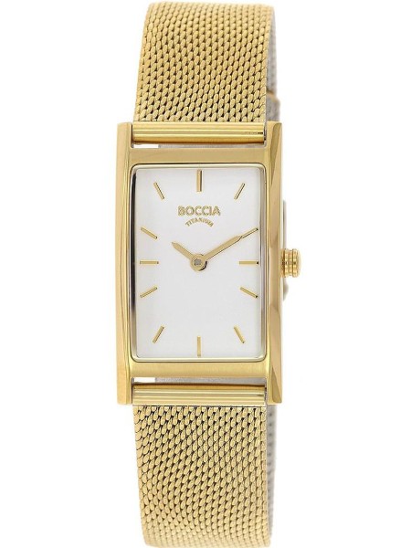Boccia Uhr Titanium 3304-03 γυναικείο ρολόι, με λουράκι stainless steel