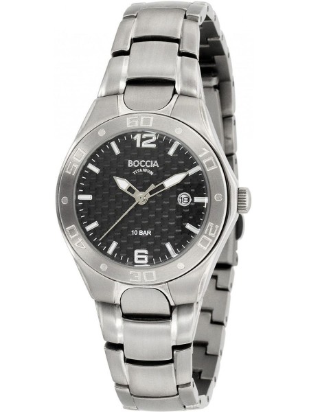 Boccia Uhr Titanium 3119-07 Relógio para mulher, pulseira de titanio