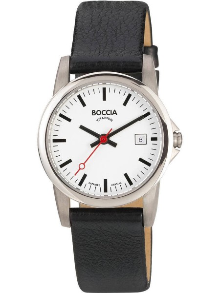 Boccia Uhr Titanium 3298-04 Γυναικείο ρολόι, real leather λουρί