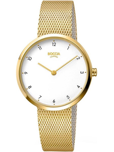 Boccia Uhr Titanium 3315-04 γυναικείο ρολόι, με λουράκι stainless steel