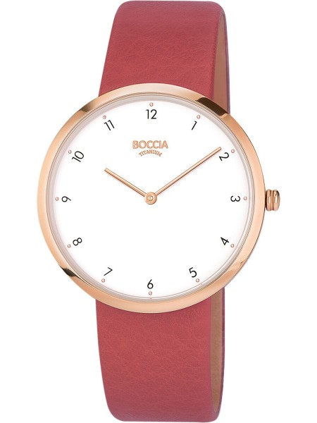 Boccia Uhr Titanium 3309-05 дамски часовник, real leather каишка