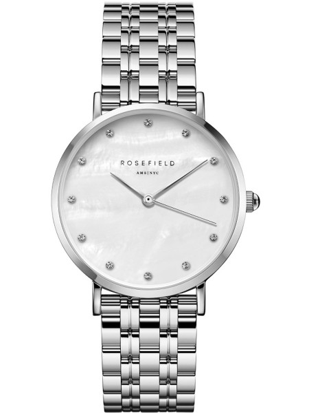 Rosefield The Upper East Crystals UWSSS-U32 γυναικείο ρολόι, με λουράκι stainless steel