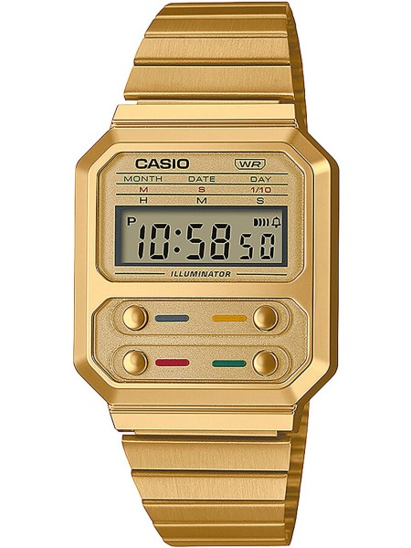 Casio Vintage A100WEG-9AEF dámské hodinky, pásek stainless steel