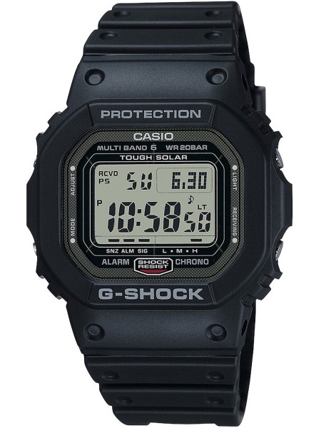 Casio G-Shock Solar Funkuhr GW-5000U-1ER men's watch, resin strap