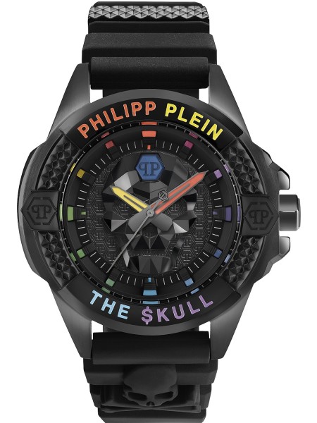 Philipp Plein The Skull PWAAA0621 herrklocka, silikon armband