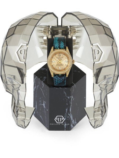 Philipp Plein Queen Crystal PWDAA0221 dámské hodinky, pásek real leather