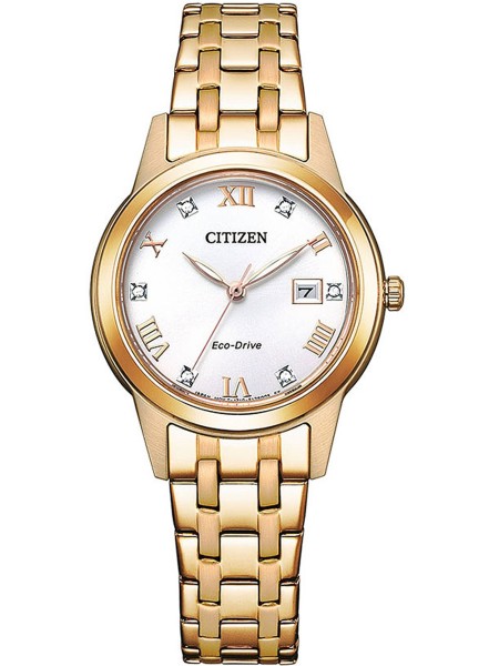 Citizen Eco-Drive Elegance FE1243-83A Damenuhr, stainless steel Armband