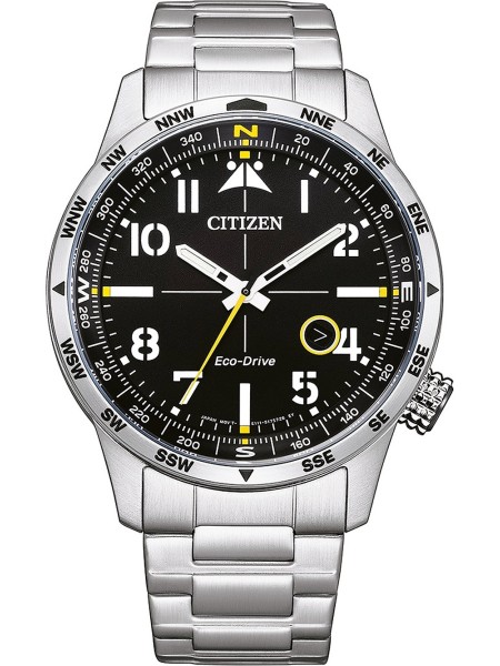 Citizen Eco-Drive Sport BM7550-87E men's watch, stainless steel strap