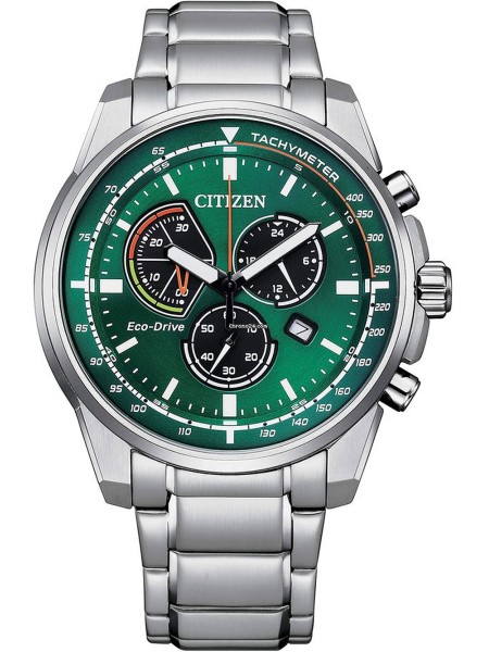 Citizen Eco-Drive Chronograph AT1190-87X men's watch, acier inoxydable strap