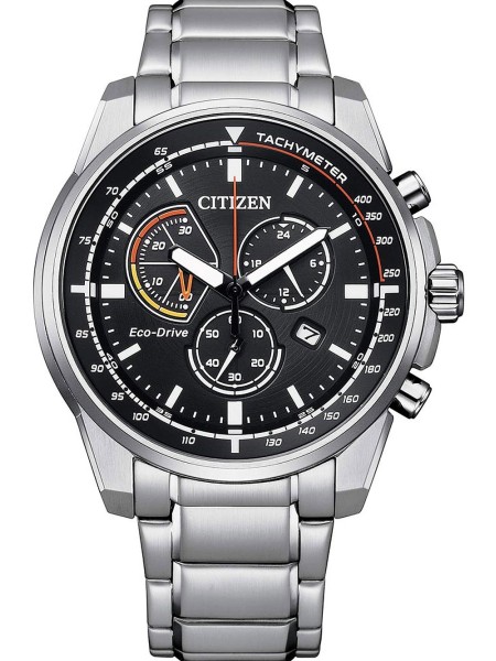 Citizen Eco-Drive Chronograph AT1190-87E men's watch, acier inoxydable strap