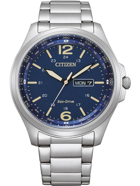 Citizen Eco-Drive Sport AW0110-82LE men's watch, acier inoxydable strap