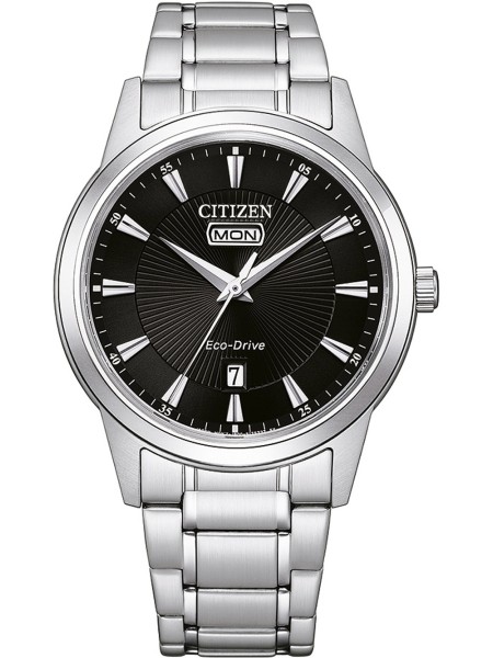 Citizen Eco-Drive Sport AW0100-86E men's watch, acier inoxydable strap