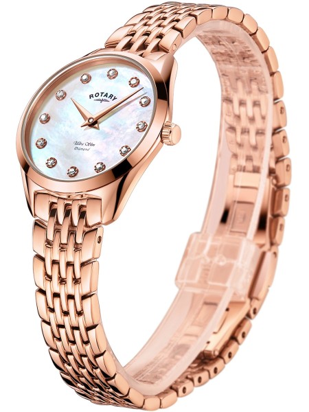 Rotary Ultra Slim LB08014/41/D Relógio para mulher, pulseira de acero inoxidable