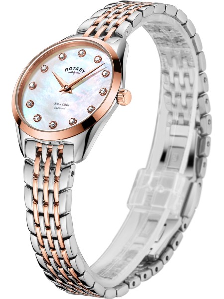 Rotary Ultra Slim LB08012/41/D Relógio para mulher, pulseira de acero inoxidable