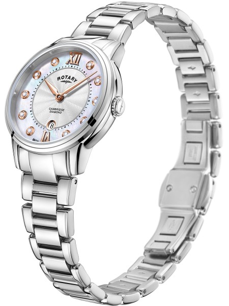 Rotary Henley LB05425/07/D Relógio para mulher, pulseira de acero inoxidable