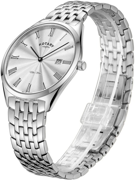 Rotary Ultra Slim GB08010/01 men's watch, acier inoxydable strap