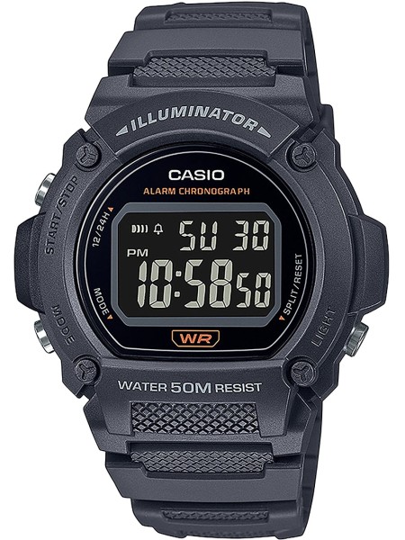 Casio Collection W-219H-8BVEF Reloj para hombre, correa de resina