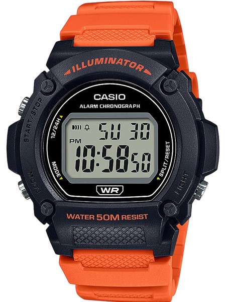 Casio Collection W-219H-4AVEF men's watch, resin strap