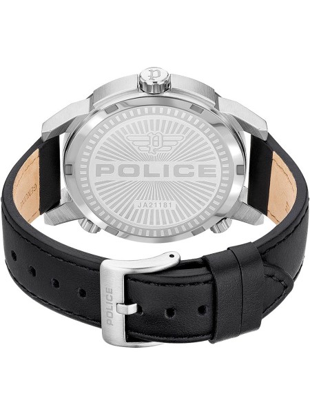 Police Vibe PEWJA2118101 Reloj para hombre, correa de cuero real