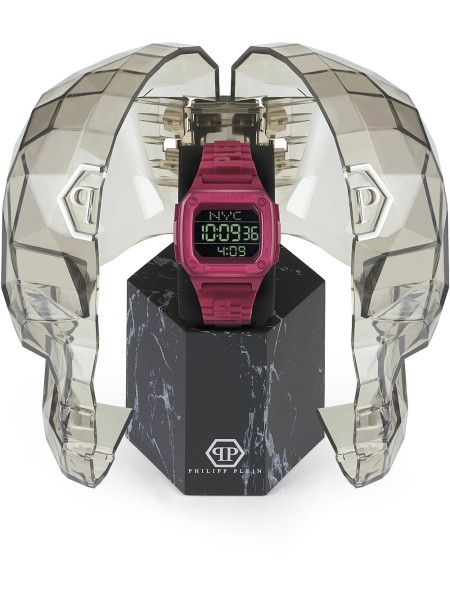 Philipp Plein HYPER $PORT PWHAA0121 moterų laikrodis, silicone dirželis