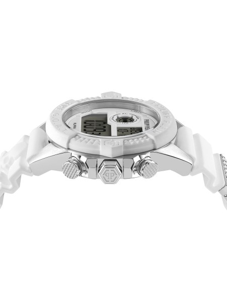 Philipp Plein The G.O.A.T. PWFAA0121 Relógio para mulher, pulseira de silicona